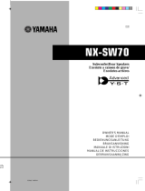 Yamaha NX-SW70 Manuel utilisateur