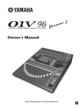 Yamaha O1v Manuel utilisateur