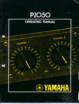 Yamaha P2050 Le manuel du propriétaire