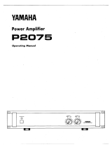 Yamaha P2075 Le manuel du propriétaire