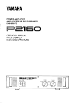 Yamaha P2160 Le manuel du propriétaire