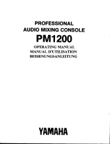 Yamaha PM1200 Le manuel du propriétaire