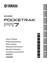 Yamaha POCKETRAK Le manuel du propriétaire