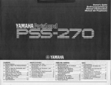 Yamaha PSS-270 Le manuel du propriétaire