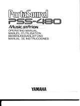 Yamaha PortaSound PSS-480 Le manuel du propriétaire