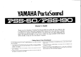 Yamaha PortaSound PSS-190 Le manuel du propriétaire
