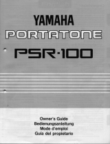 Yamaha PSR-100 Le manuel du propriétaire
