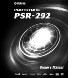 Yamaha Portatone PSR-292 Manuel utilisateur