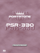 Yamaha PortaTone PSR-330 Le manuel du propriétaire