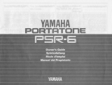 Yamaha PortaTone PSR-6 Le manuel du propriétaire