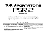 Yamaha PSR-2 Le manuel du propriétaire