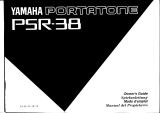 Yamaha PSR-38 Le manuel du propriétaire