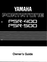 Yamaha SA500 Le manuel du propriétaire