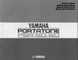 Yamaha PSR-60 Le manuel du propriétaire