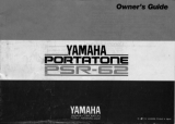 Yamaha PSR-62 Le manuel du propriétaire
