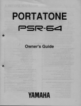 Yamaha PSR-64 Le manuel du propriétaire