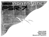 Yamaha Portatone PSR-7 Le manuel du propriétaire
