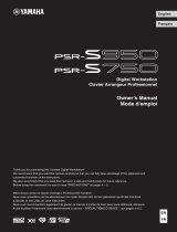 Yamaha PSR-S750 Le manuel du propriétaire