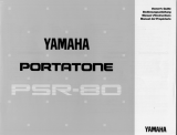 Yamaha Portatone PSR-80 Manuel utilisateur