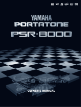 Yamaha PSR-8000 Manuel utilisateur