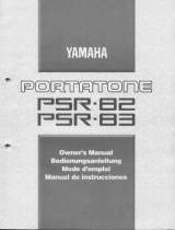 Yamaha PSR-82 Le manuel du propriétaire