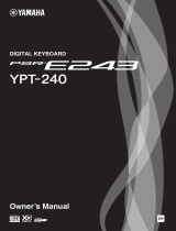 Yamaha PSR-E243 - YPT240 Le manuel du propriétaire