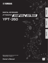 Yamaha YPT-260 Le manuel du propriétaire