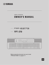 Yamaha YPT270 Le manuel du propriétaire