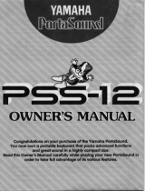 Yamaha PSS-12 Le manuel du propriétaire