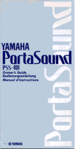 Yamaha PSS-401 Le manuel du propriétaire