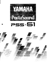 Yamaha PSS-51 Le manuel du propriétaire