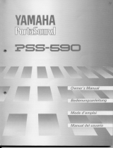 Yamaha PSS-590 Le manuel du propriétaire
