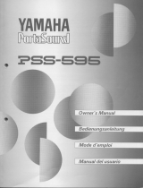 Yamaha PSS-595 Le manuel du propriétaire