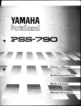 Yamaha PSS-790 Le manuel du propriétaire