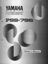Yamaha PSS-795 Le manuel du propriétaire