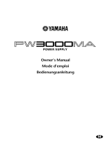 Yamaha PW3000MA Manuel utilisateur