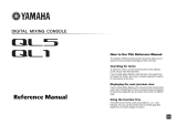 Yamaha QL1 Manuel utilisateur