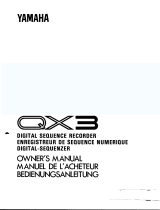 Yamaha QX-3 Le manuel du propriétaire