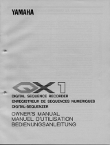 Yamaha QX1 Le manuel du propriétaire