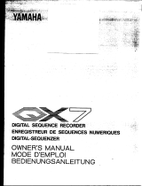 Yamaha QX7 Le manuel du propriétaire