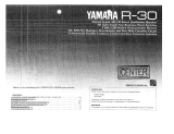 Yamaha R-30 Le manuel du propriétaire