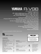 Yamaha R-V98 Manuel utilisateur