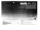 Yamaha R-70 Le manuel du propriétaire