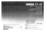 Yamaha R-8 Le manuel du propriétaire