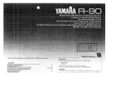 Yamaha R-90 Le manuel du propriétaire