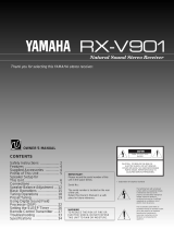 Yamaha RX-V901 Manuel utilisateur