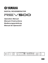 Yamaha REV500 Le manuel du propriétaire
