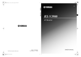 Yamaha RX V3900 - AV Network Receiver Manuel utilisateur