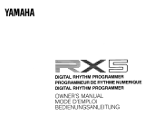 Yamaha RX5 Le manuel du propriétaire