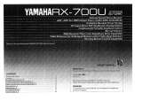 Yamaha RX-700U Le manuel du propriétaire